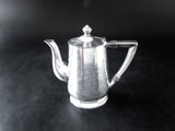 Vintage Sheraton Hotel Silver Soldered Teapot 2 Pints