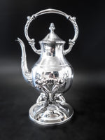 Vintage Silver Plate Full Coffee And Tea Set With Tilting Pot Tea and Coffee Sets