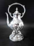 Vintage Silver Plate Full Coffee And Tea Set With Tilting Pot Tea and Coffee Sets