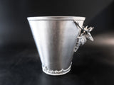 Silver Tone Stag Head Ice Bucket Champagne Chiller