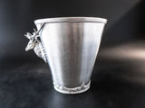 Silver Tone Stag Head Ice Bucket Champagne Chiller Silver And Silverplate