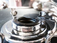 Vintage Silver Plate Coffee Urn Samovar With Burner 25 Cup Capacity IOB Ornate Tea and Coffee Sets
