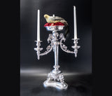 Antique Silver Plate Epergne Figural Griffin Dragon Elephant England 1854