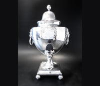 Old Sheffield Plate Tea Coffee Urn Neoclassical Samovar Tea and Coffee Sets