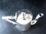 Vintage Sheraton Hotel Silver Soldered Teapot Hotel Military RR Silver