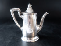 Hollywood Hotel Silver Soldered Teapot Reed And Barton Hotel Military RR Silver