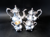 Vintage Silver Plate Tea Set Coffee Service Set Duchess By Gorham YC1901