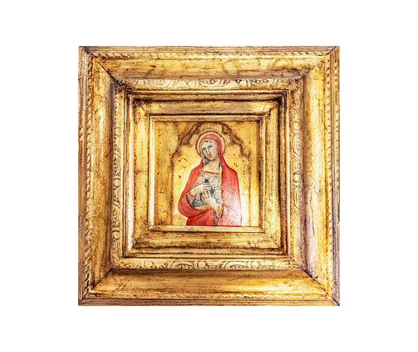 Gilded Framed Oil Painting Saint Mary Magdalen Antique Style Paintings And Art