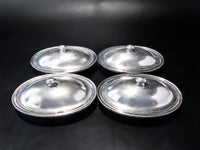 Silver Soldered Covered Dishes Set Of Four International Silver Circa 1955