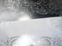 Vintage Silver Plate Tray Oval Serving Tray By Towle Trays