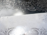 Vintage Silver Plate Tray Oval Serving Tray By Towle