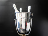 MCM Champagne Stand Chiller Ice Bucket Convertible Barware