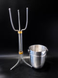 MCM Champagne Stand Chiller Ice Bucket Convertible Barware