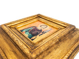 Gilded Framed Oil Painting Saint Ansanus Antique Style