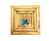 Gilded Framed Oil Painting Saint Lucy Antique Style