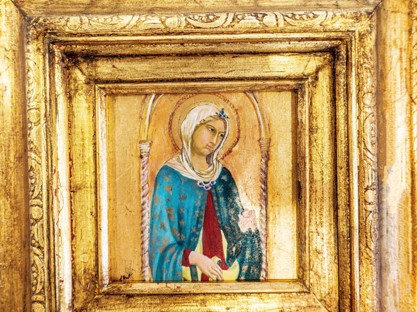 Gilded Framed Oil Painting Saint Lucy Antique Style Paintings And Art