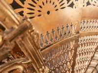 French Bronze Fireplace Screen Fan Napoleon III Charles Casier Home Decor