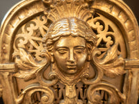 French Bronze Fireplace Screen Fan Napoleon III Charles Casier Home Decor