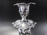 Large Silver Plate Epergne Candelabra Reed And Barton 165 With Dust Bag Candles And Candelabra