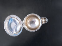 Hotel Texas Forth Worth Silver Soldered Teapot Pitcher JFK Hotel Military RR Silver