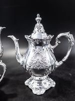 Christopher Wren Silver Plate Tea Set Coffee Service Wallace