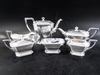 Art Deco Silver Plate Tea Set Coffee Service Wilcox IS