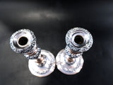 George IV Silver Plate Candle Holder Pair Old Sheffield Plate Candle Sticks Candles And Candelabra