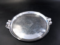 Vintage Silverplate Apple Finial Teapot And Tray By Wilcox IS