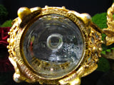 Ormolu Perfume Filigree Bottle 24 Kt Gold Gilt Hollywood Regency Art Nouveau