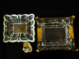 Ormolu Domed Glass Jewelry Box Casket Trinket Box