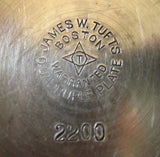 Antique James Tufts Silver Plate Sugar Bowl And Creamer
